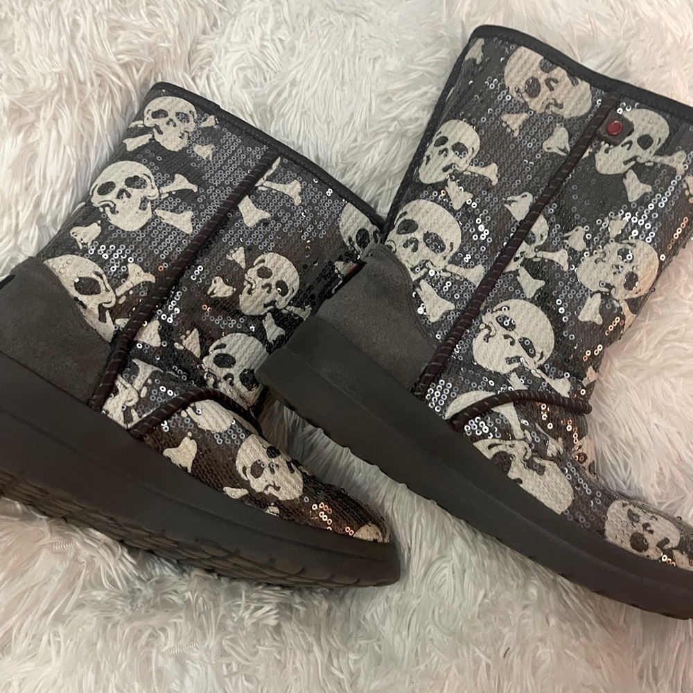 Ugg Sequin Skeleton Boots